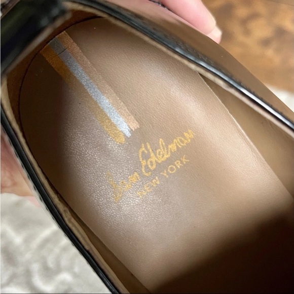 Sam Edelman Monna Sz 8 Black Lug Sole Loafers Y2K Platform Emo EUC H8502S1001 - Picture 2 of 13